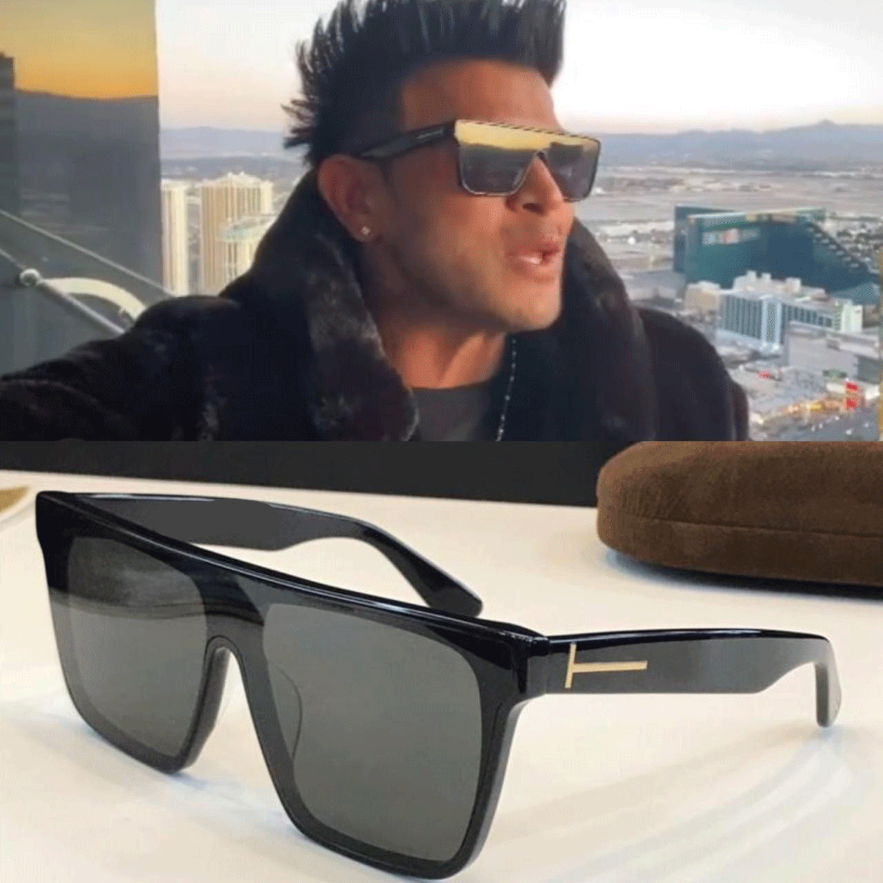 Modern Style Metal T Square Mirror Sunglasses For Men And Women-FunkyT –  FunkyTradition